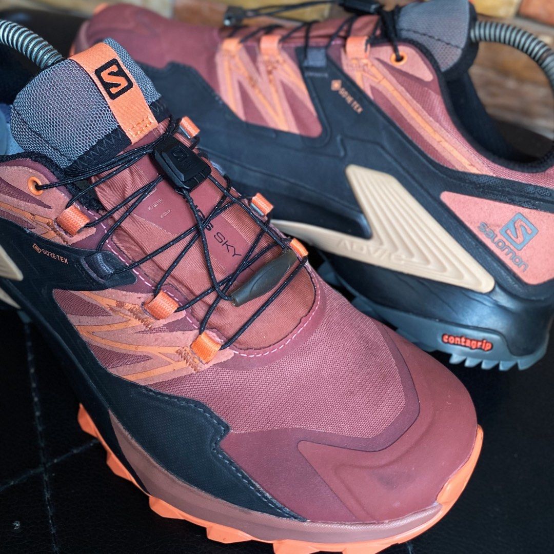 Salomon Wings Sky (Gore-tex) (Category: Sneakers) located in Manila. Submitted by toasty.soles (Listing ID 1465220103, Image 3). Description: SALOMON WINGS SKY (GORE-TEX) Size 7.5us WOMENS/39.5EUR/24.5cm USED IN EXCLLENT CONDITION Legit x Original 💯 2499Php Only‼️Below srp‼️ PRELOVED PAIRS | MANAGE YOUR EXPECTATIONS PRELOVED PAIRS MAY HAVE MINOR FLAWS Mode of payment: Gcash / Cash / Maribank Courier: Jrs Express | Lalamove Lalamove available wit