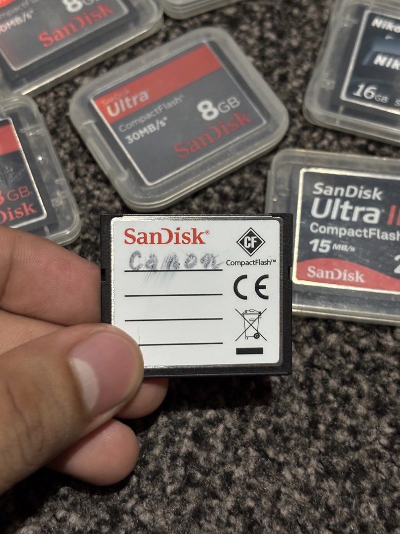Sandisk Compact Flash Memory Card (Category: Other Photography Accessories) located in Bulacan. Submitted by thriftstarph (Listing ID 1465344608, Image 3). Description: PLEASE READ READ THE DESCRIPTION BELOW‼️ Compact Flash Memory Card With Case From: Japan Issue: Untested .