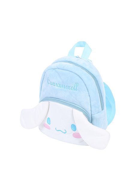 Sanrio Cinnamoroll Mini Backpack with Plushie (Category: Babies & Kids Fashion) located in San Juan City. Submitted by marthina.jacobo (Listing ID 1465178921, Image 1). Description: Backpack and plushie Issue: detached glued ear on the bag (see last photo) Needs cleaning RFS: Decluttering Actual color may slightly vary due to lighting ₱120 + sf Modes of payment are through Unionbank/Metrobank/ GoTyme/ GCash.