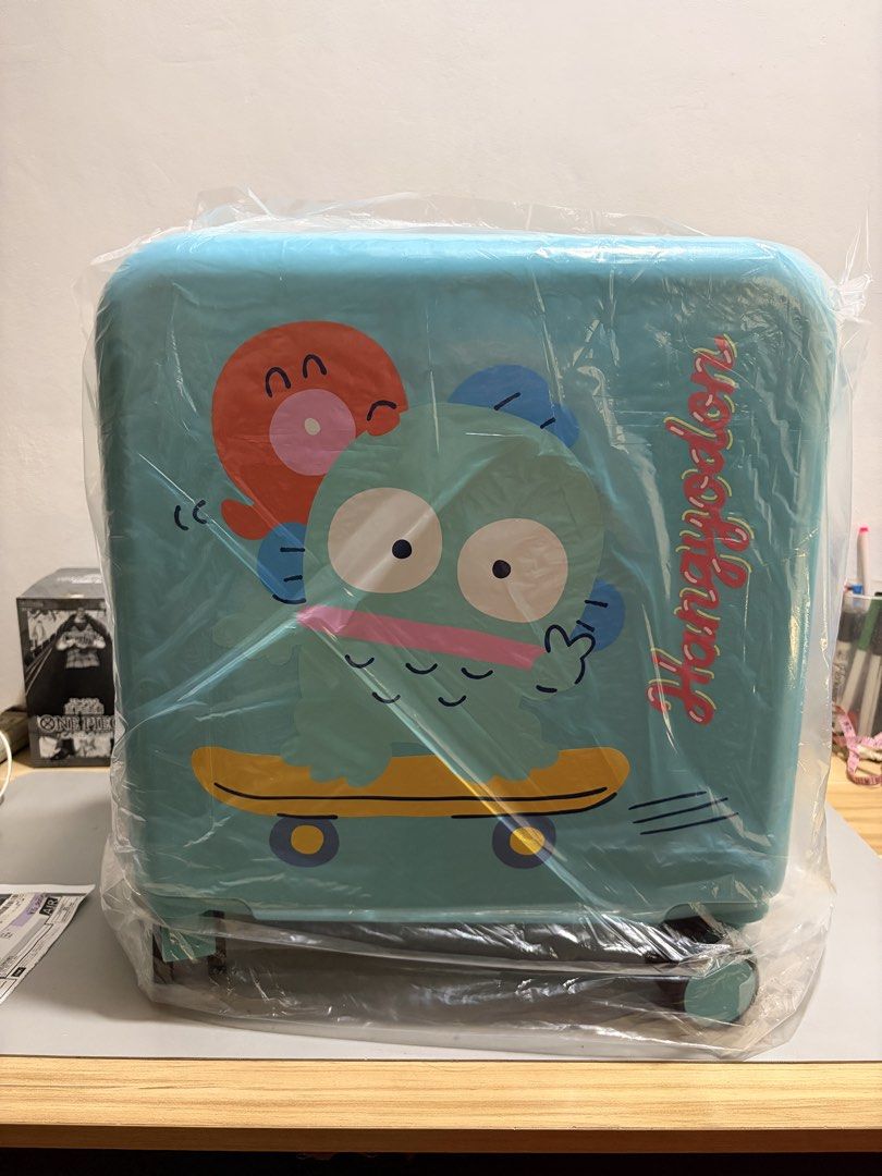 Sanrio Hangyodon Carry-on Suitcase (Category: Luggage) located in Caloocan City. Submitted by neverletmigo (Listing ID 1465266248, Image 1). Description: - South Korea exclusive item - Limited Release, already out of market - Brand New/Unused - Dimensions: approx. 40 cm x 25 cm x 40 cm MOP: GoTyme | BPI Meetups Preferred (Weekends Only): SM Grand Central | SM North EDSA | Trinoma Shipping via: LBC | Grab | Lalamove 📩 PM to order or inquire. 💰 L