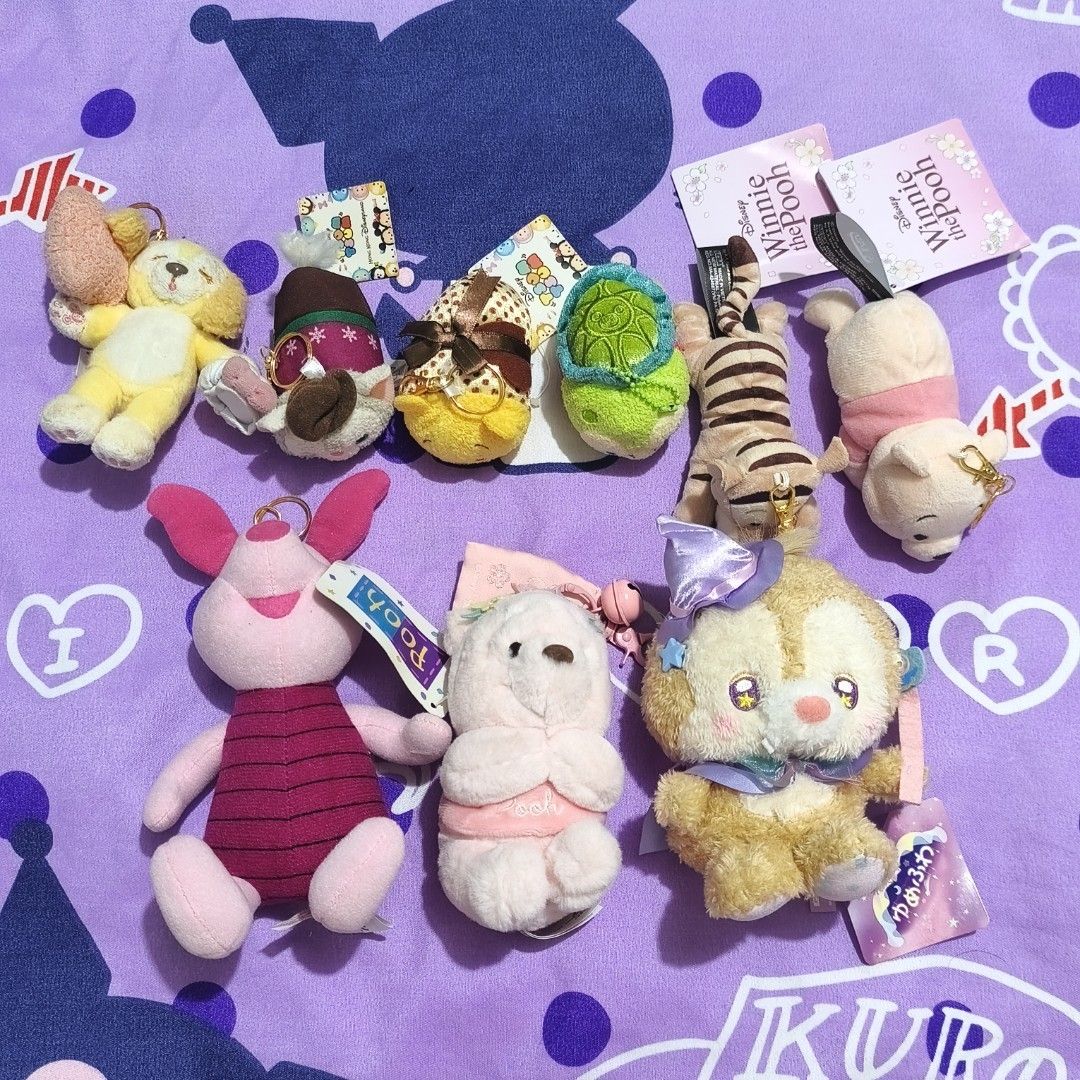 Sanrio,disney,mofu,winnie (Category: Plushies & Soft Toys) located in Iloilo. Submitted by geselalpan30231 (Listing ID 1465306678, Image 3). Description: take all bag charms brand new and like new.