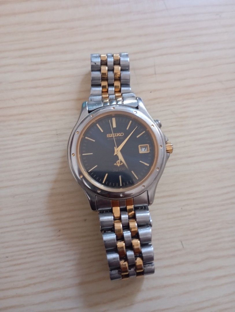 Seiko kinetic (Category: Men's Watches) located in Las Pinas. Submitted by quick_deals_great_finds2 (Listing ID 1465189920, Image 1). Description: Original good working condition 38mm fits wrist 7 inches.