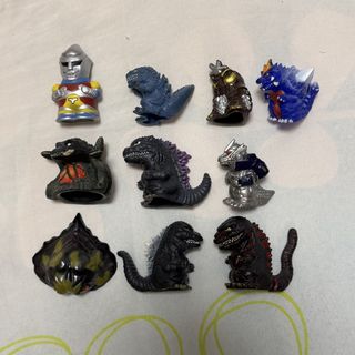Set) Godzilla Puppet Mascots 10 types, Toys & Collectibles, Figurines ...