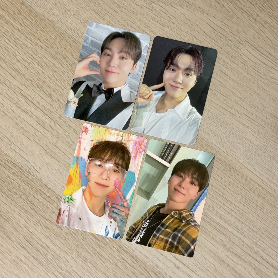 SEVENTEEN Seungkwan Assorted Official Photocards (Category: K-Wave Merchandise) located in Caloocan City. Submitted by catwonrideul (Listing ID 1465286061, Image 1). Description: 💌 ₱200 set ( + ₱15 packing fee ) — onhand, payo / 24 hrs dop ( maribank ) — in good condi, all are my own pulls + will send vid — mod: direct j&t/sdd — loc: south caloocan, metro manila # fml spill the feels stf face the sun fts attacca carat ver.
