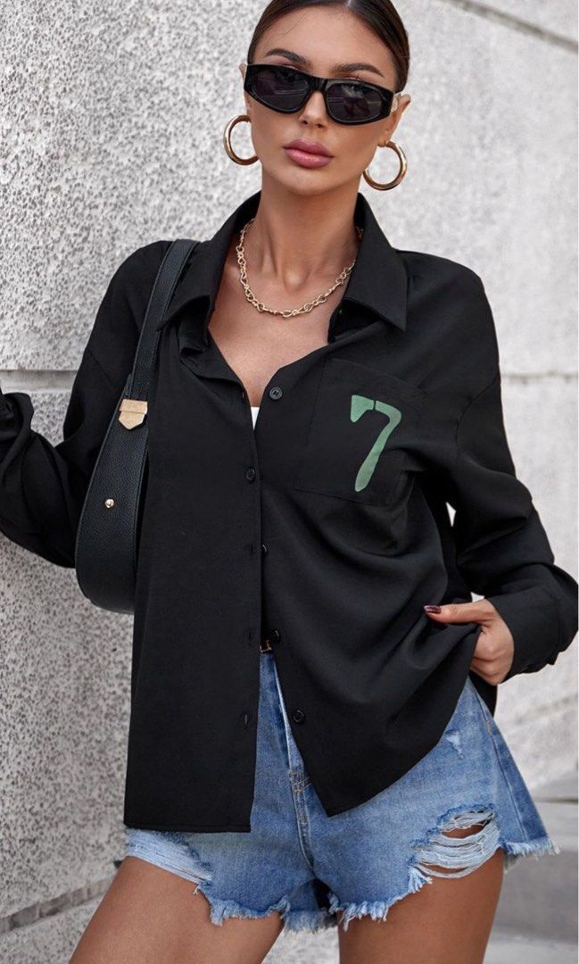 shein button down casual top (Category: Longsleeves) located in Cavite. Submitted by bambimay30 (Listing ID 1465178181, Image 3). Description: .