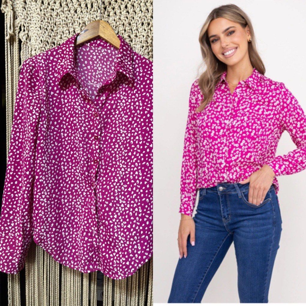 shein button down casual top (Category: Others Tops) located in Cavite. Submitted by bambimay30 (Listing ID 1465178477, Image 1). Description: .