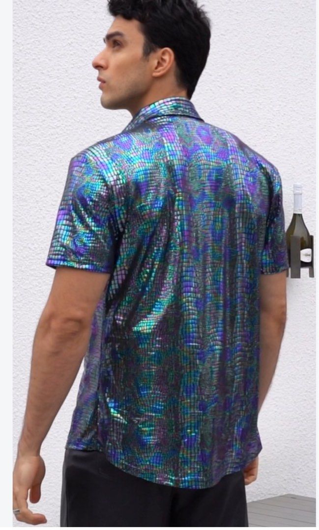 shein button down metallic event top (Category: Others Tops) located in Cavite. Submitted by bambimay30 (Listing ID 1465174287, Image 3). Description: .
