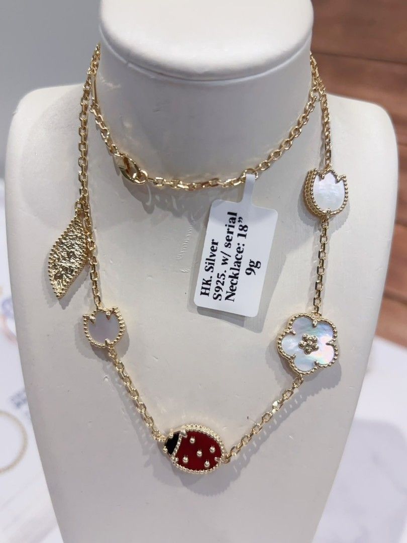 Silver 925 ladybug necklace hk setting (Category: Necklaces) located in Manila. Submitted by primejewelry (Listing ID 1465378454, Image 3). Description: .