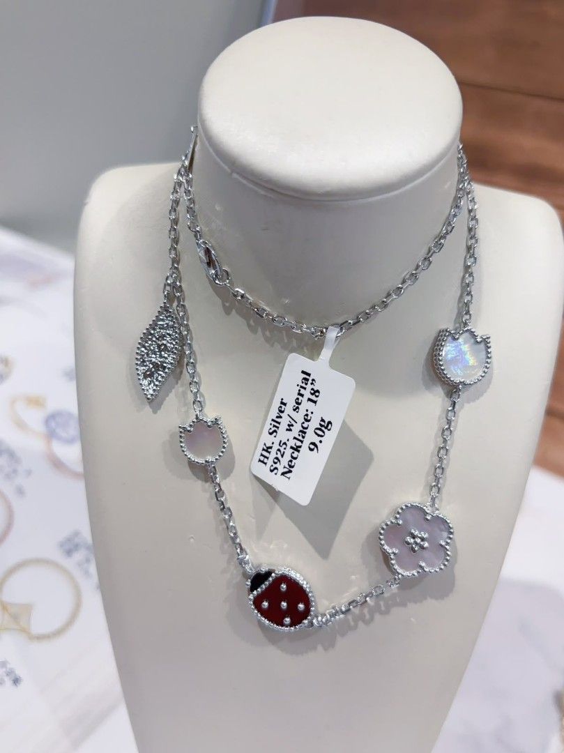 Silver 925 ladybug necklace hk setting (Category: Necklaces) located in Manila. Submitted by primejewelry (Listing ID 1465378454, Image 1). Description: .