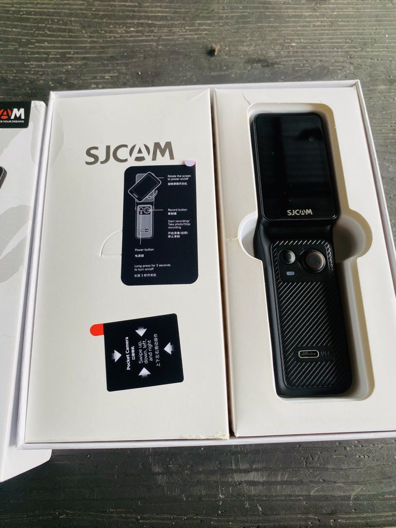 SJCAM C400 3-in-1 Action Camera (Category: Cameras) located in Quezon City. Submitted by nicoletattoo (Listing ID 1465175148, Image 2). Description: - Brand: SJCAM C400 Action Camera Box Set - Resolution: 4K Ultra-Clear video recording - Stabilization: 6-axis gyro & 45-degree horizon stability - Low Light: Advanced Starry Night Vision - Connectivity: 5GHz & 2.4GHz Wi-Fi - Durability: Deep-freeze resistant with long-lasting battery - Usability: Ro