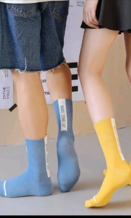 Socks for Men and Women (Category: Looking For) located in Batangas. Submitted by zenrez_shop (Listing ID 1465289553, Image 1). Description: pre order new socks for men and women minimum item order 3pcs. 25 pesos each.