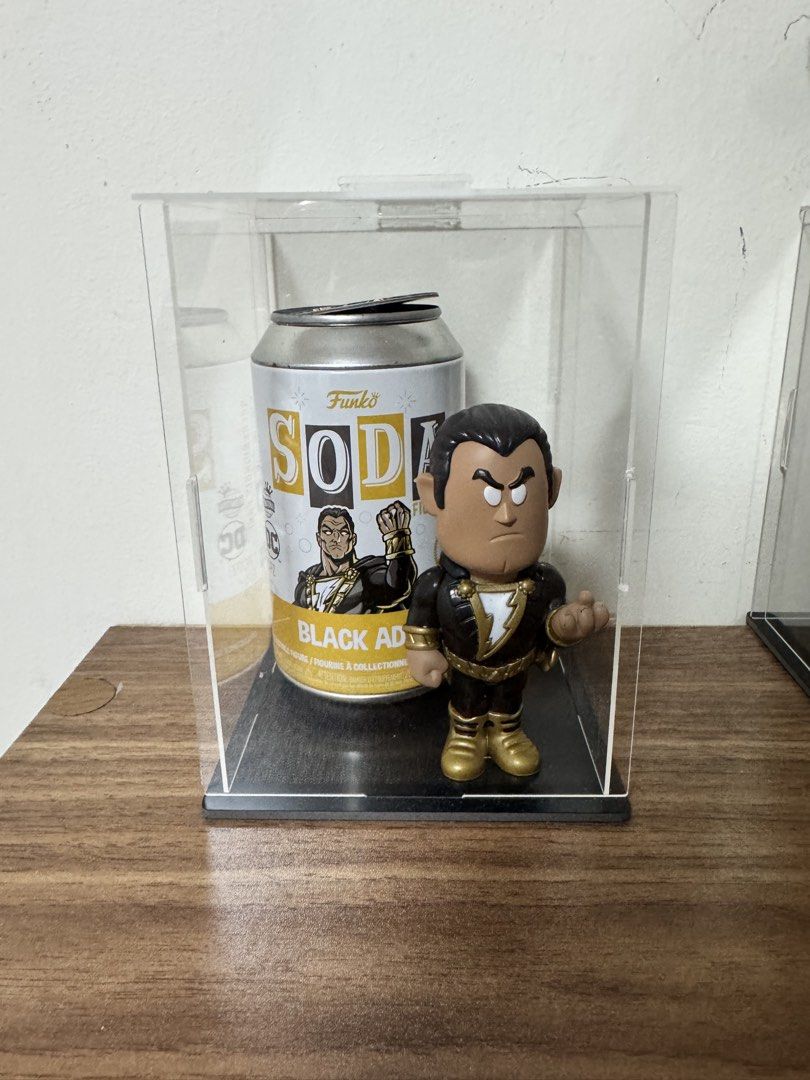 Soda Funko Black Adam (Category: Designer & Blind Box Toys) located in Manila. Submitted by lancegabe23 (Listing ID 1465249282, Image 1). Description: Displayed only in a case.