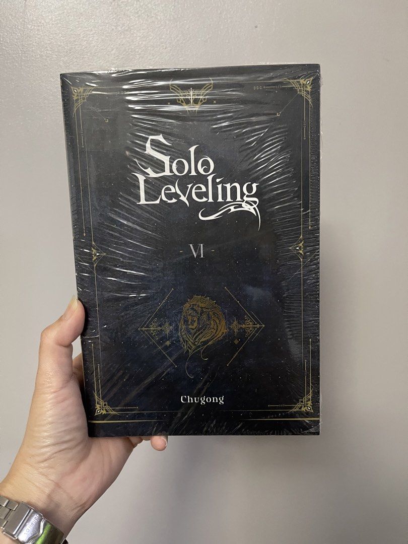 Solo Leveling Vol. 6 Novel by Chugong (Category: Comics & Manga) located in Cebu City. Submitted by ymd_ksj (Listing ID 1465379502, Image 1). Description: - Title: Solo Leveling Novel Volume 6 - Format: English edition paperback - Condition: Brand new, still sealed in original plastic wrapping - Recommended Age: 16 and up - Pricing Details: Printed retail price of $15 USD ($19.50 CAD) with original Fully Booked store price tag of ₱840 attached - 