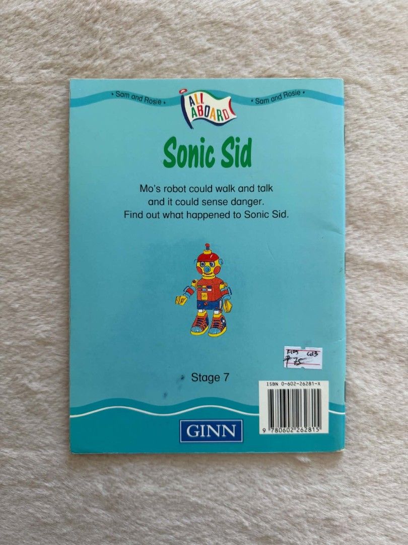 Sonic Sid - Margaret Nash (Category: Children's Books) located in Santiago. Submitted by bookworm_club (Listing ID 1465231742, Image 2). Description: 📚no cancellation, return or exchange. 📚secondhand books. some books are in good condition while some has minimal flaws (foxing, creases, dog-eared pages, etc.) 📚reasonable haggling is allowed. 💰MOP: For same day pickup - CASH & BANK TRANSFER For shipping or scheduled pickup - BANK TRANSFER 🚚MOD