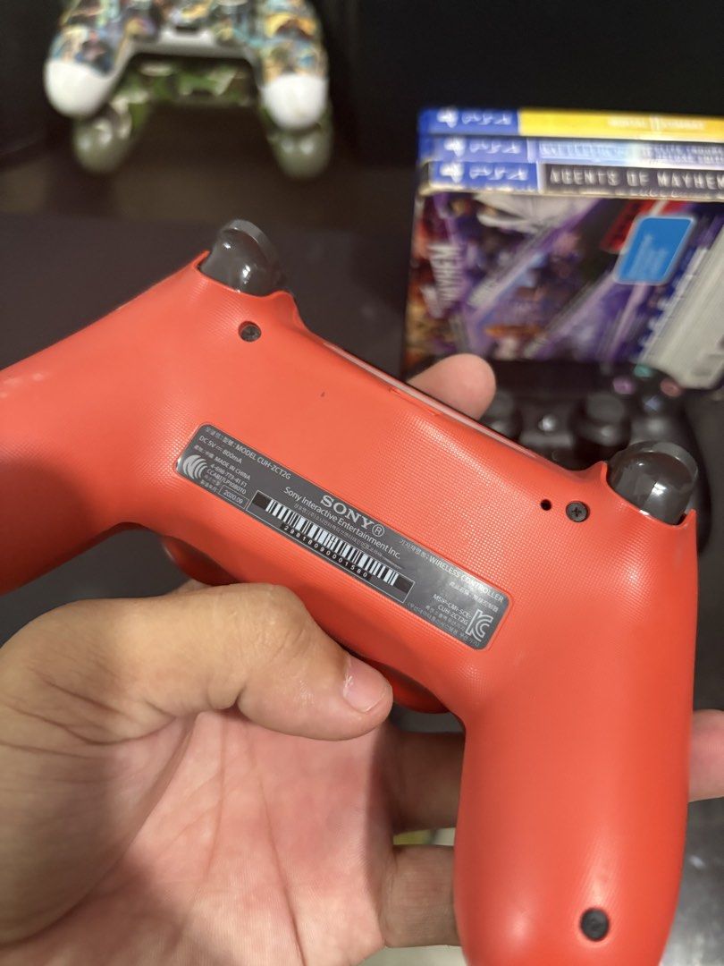 Sony PlayStation 4 JAILBREAK with Two Controllers and Games (Category: PlayStation) located in Caloocan City. Submitted by justinebue57739 (Listing ID 1465180768, Image 3). Description: PS4 PHAT JB (JEYLBREAK) With 2 ORIGINAL Controllers, FULL OF GAMES For only 6.5K! 🎮 complete cables and no issue. Unli test po UPON PICKING UP FOR SALE OR SWAP pm your offers! FIRMWARE: 13.52 (Golden Hen) STORAGE: 500GB - PS4 PHAT Unit - 2 Original Controller - H