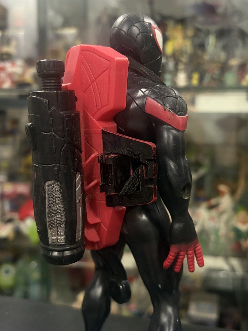 Spiderman miles morales (Category: Action & Battle Toys) located in Makati City. Submitted by tomypom (Listing ID 1465263703, Image 3). Description: Authentic Hasbro Spiderman Marvel Miles morales 499 pesos only! .