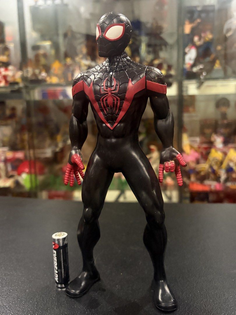 Spiderman miles morales (Category: Action & Battle Toys) located in Makati City. Submitted by tomypom (Listing ID 1465263703, Image 1). Description: Authentic Hasbro Spiderman Marvel Miles morales 499 pesos only! .