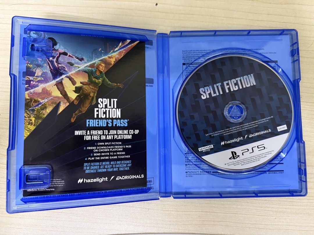 Split Fiction (Category: PlayStation) located in Petaling Jaya. Submitted by cloudstrifes (Listing ID 1465311021, Image 3). Description: COD Old Klang Road. Postage will be RM9 to West Malaysia and RM19 to East Malaysia..