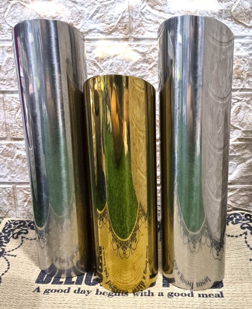 Stainless Gold/Silver Bamboo Pitcher Set Bundle ✨ (Category: Pitchers & Dispensers) located in Antipolo. Submitted by saribymonica (Listing ID 1465254318, Image 1). Description: Description: Stainless Gold/Silver Bamboo Pitcher Set ✨ Gently used — possibly only once, washed and stored. 🥂 Gold: approx. 1.5L 🥂 Silver: approx. 2L Beautiful stainless steel pieces with elegant gold and silver finish. Clean and very presentable. ✔️ Gently used ✔️ Was