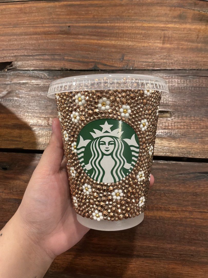 Starbucks Reusable Cup (with Rhinestones) (Category: Other Kitchenware & Tableware) located in Marikina City. Submitted by glimmr.ph (Listing ID 1465193280, Image 1). Description: .