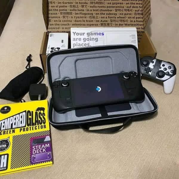 steam deck oled pre owned (Category: Other Gadgets) located in Manila. Submitted by fayeemaxxi (Listing ID 1465378219, Image 1). Description: for sale steam deck oled 1tb with external memory 1tb sd card no issue super bihira ginamit complete box freebies all included 100% bat lt health can u request games etc. rfs need cash msg nyo lang ako sa epbi ( maxfayee barabona) naka side view po ung cover photo.