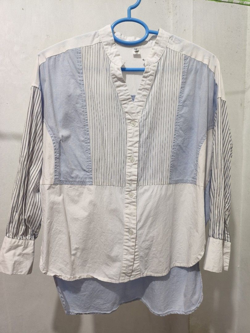 Stripe vertical blouse (Category: Blouses) located in Mandaluyong City. Submitted by shopmla (Listing ID 1465313848, Image 1). Description: .