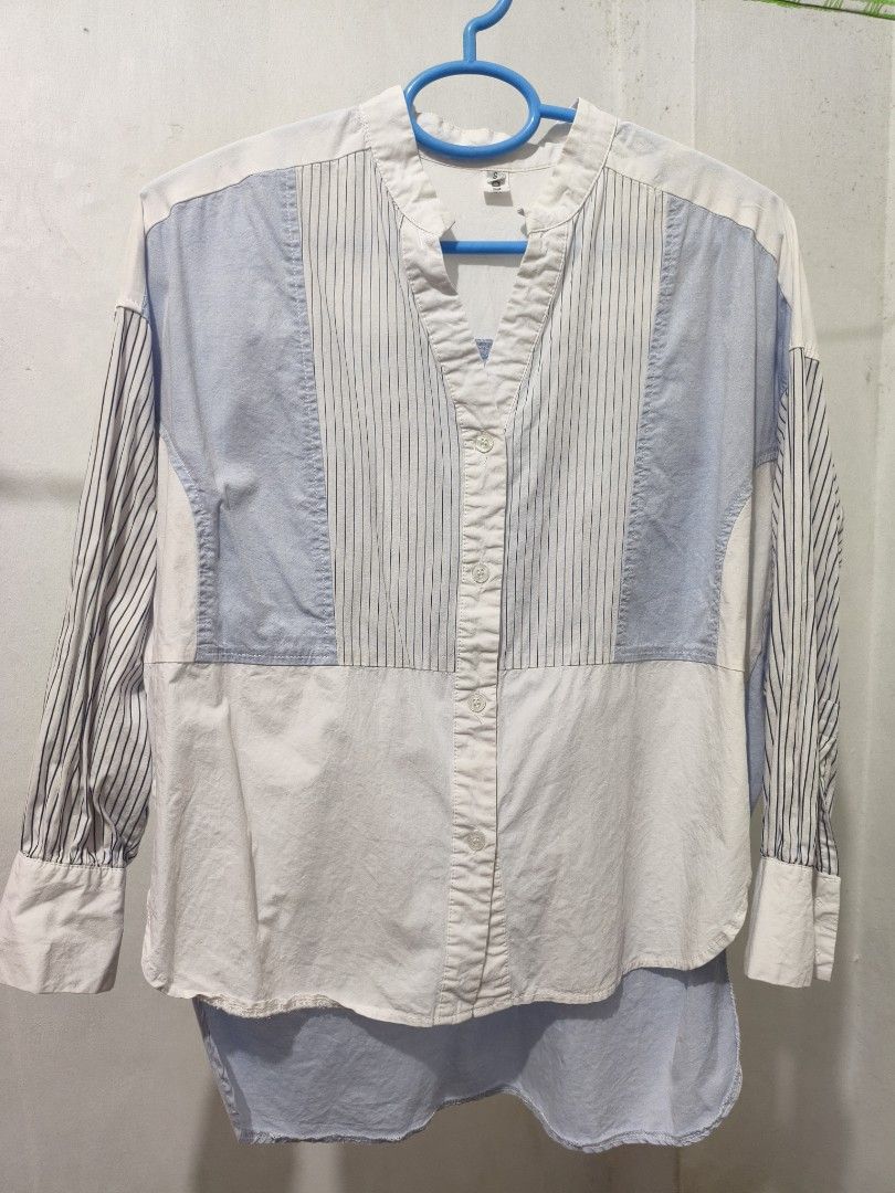 Stripe vertical blouse (Category: Blouses) located in Mandaluyong City. Submitted by shopmla (Listing ID 1465313848, Image 3). Description: .