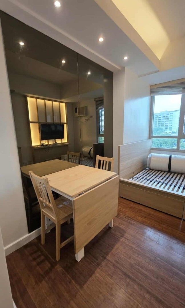 Studio for Rent @The Grove (Category: Apartments & Condos) located in Pasig City. Submitted by maryann0329 (Listing ID 1465381437, Image 1). Description: For Lease The Grove by Rockwell Ugong Pasig Studio Type furnished 23sqm Tower E 25k negotiable The Grove by Rockwell Near The Medical City Across Tiendesitas Along C5 Walking distance to Bridgetown Mary Ann 09674114281.