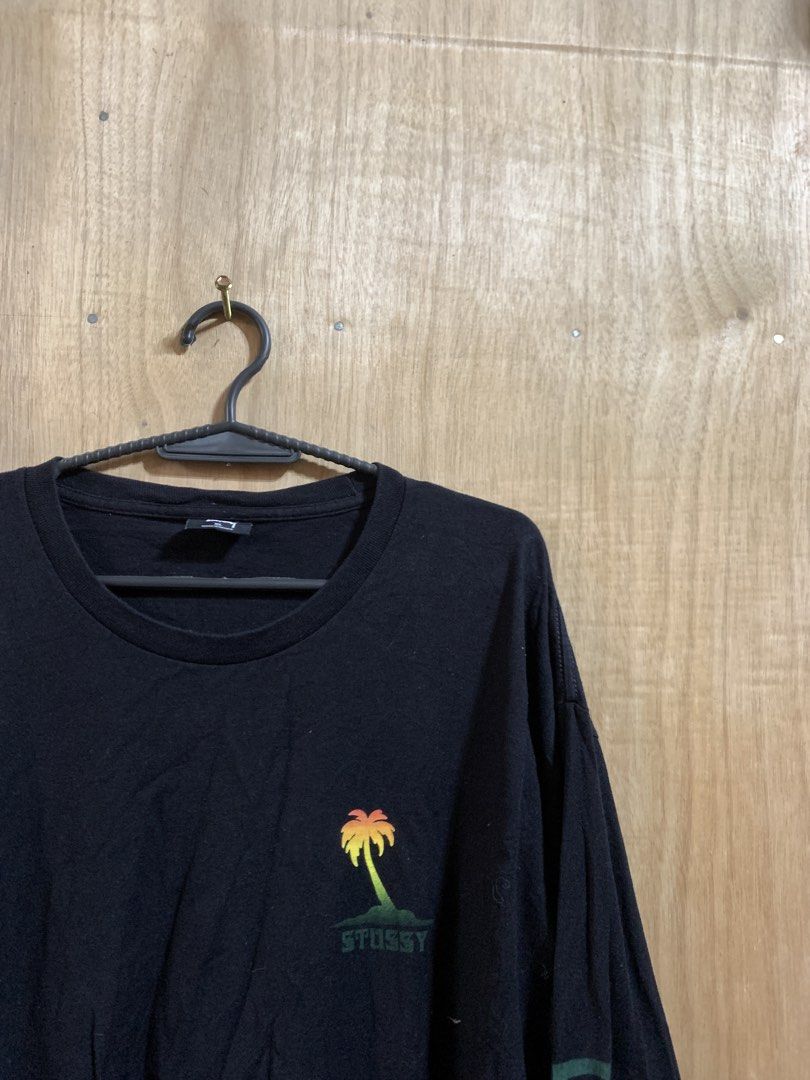 Stussy Jamaica No Problem Long Sleeve Tee Black (Category: Tshirts & Polo Shirts ) located in Kabasalan. Submitted by alvin_6 (Listing ID 1465259018, Image 2). Description: color rate 9.8/10 dimes 24.5 x 30 XL on tag issue: minimal hairline.
