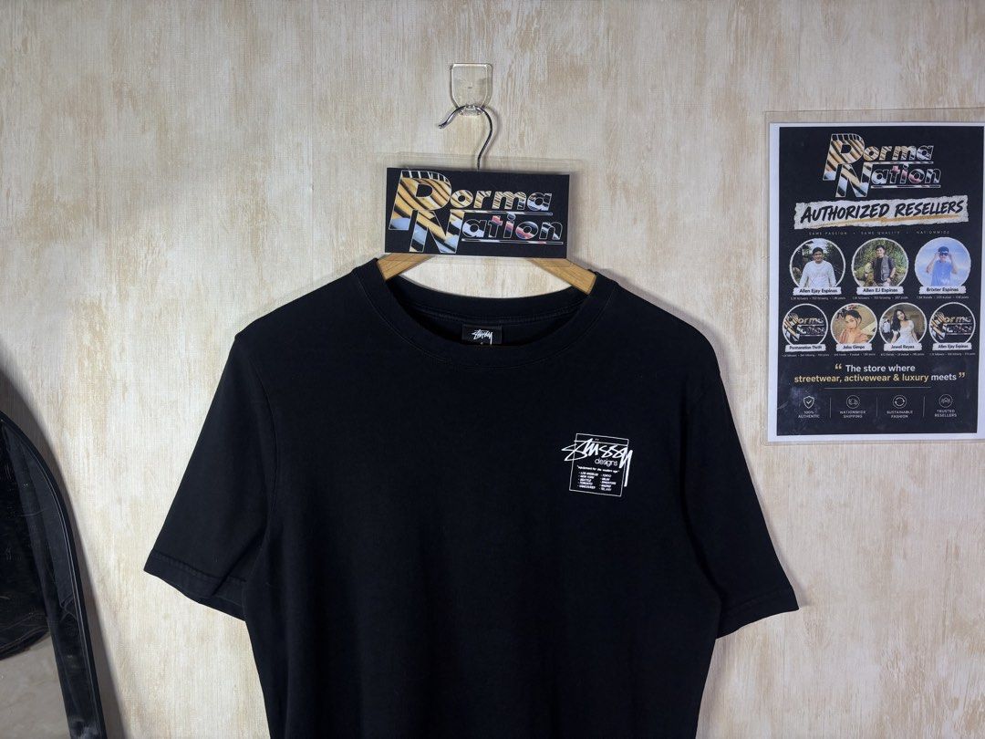 STUSSY MODERN AGE SHIRT (Category: Tshirts & Polo Shirts ) located in Cabuyao City. Submitted by pormanation-thrift-store (Listing ID 1465192041, Image 2). Description: STUSSY MODERN AGE SHIRT Condition: EXCELLENT Color rate: 9/10 Size: SMALL Dimes: 19”Wx27”L Issue: NONE❌ Price: 1350.