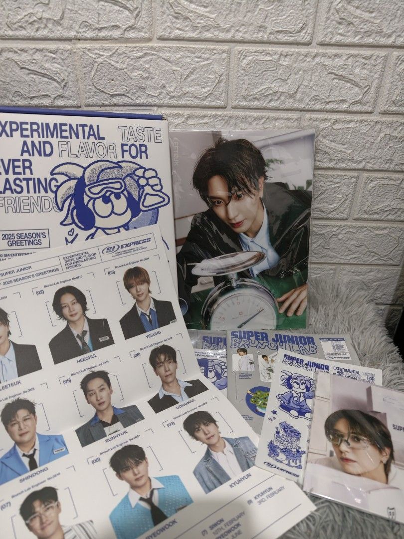 SUPER JUNIOR SEASON GREETINGS MERCH (Category: K-Wave Merchandise) located in Cavite. Submitted by drdct91 (Listing ID 1465368363, Image 2). Description: random season greetings inclusion take all.