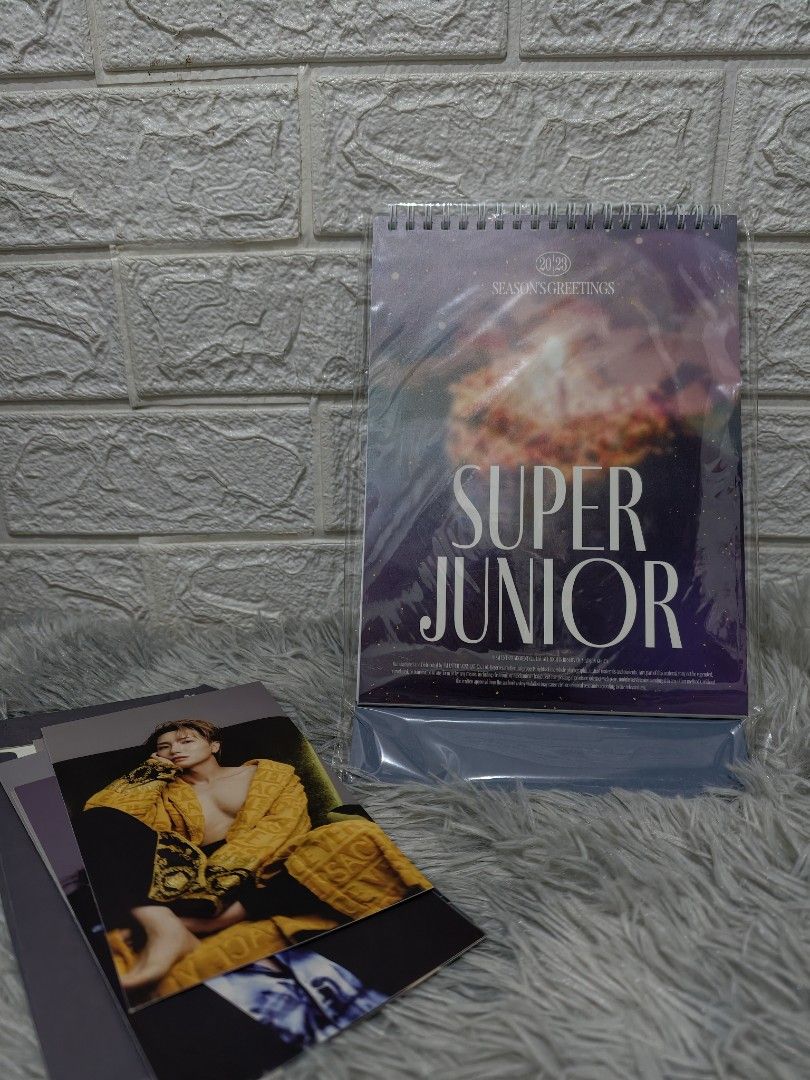 SUPER JUNIOR SEASON GREETINGS MERCH (Category: K-Wave Merchandise) located in Cavite. Submitted by drdct91 (Listing ID 1465368363, Image 3). Description: random season greetings inclusion take all.