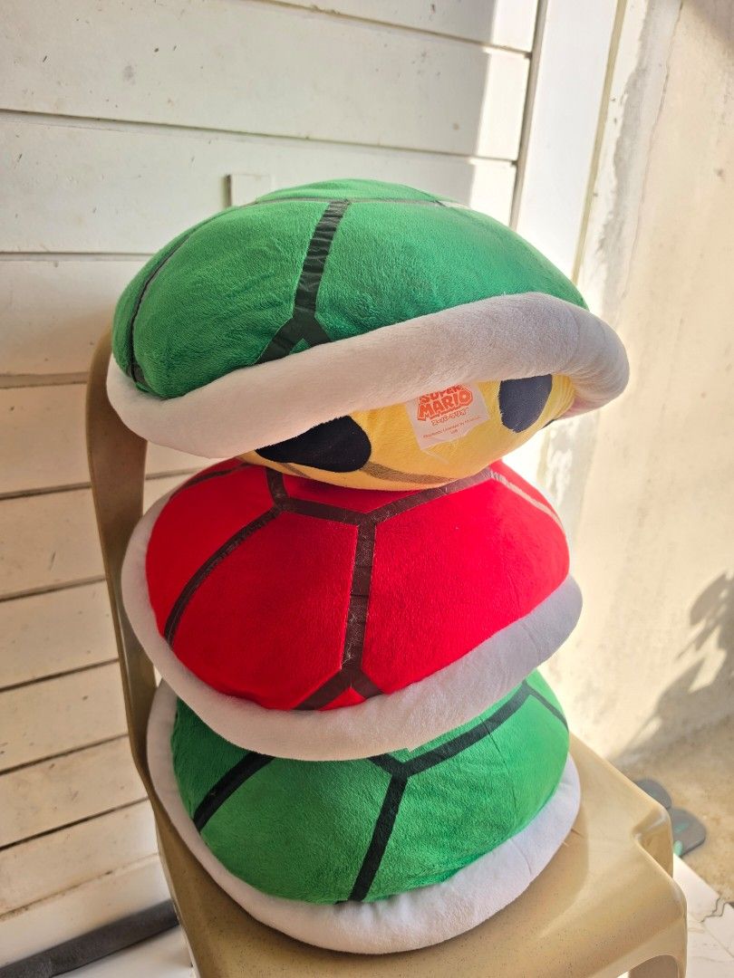 Super Mario plush bundle: Mario, Yoshi, Goomba, shells, and mushrooms (Category: Plushies & Soft Toys) located in Bacolod City. Submitted by shop_with_mi (Listing ID 1465327684, Image 2). Description: Price Range 350 to 450 - Massive Super Mario plush toy and pillow collection - Includes Mario characters, Yoshi figures, Goomba, turtle shells, and power-up mushrooms - Made with soft fabric, bright colors, and detailed stitching - Ideal for collect