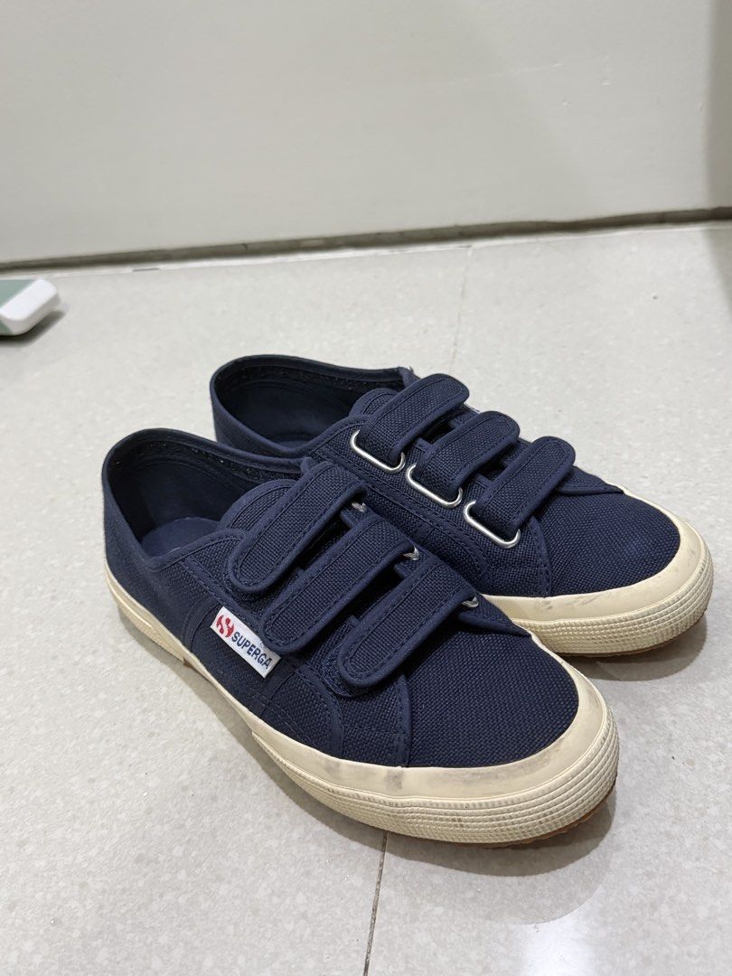 Superga 2750 COT 3-Strap – Nav (Category: Sneakers) located in Makati City. Submitted by tmjn.03 (Listing ID 1465313024, Image 1). Description: selling to declutter :) with box.