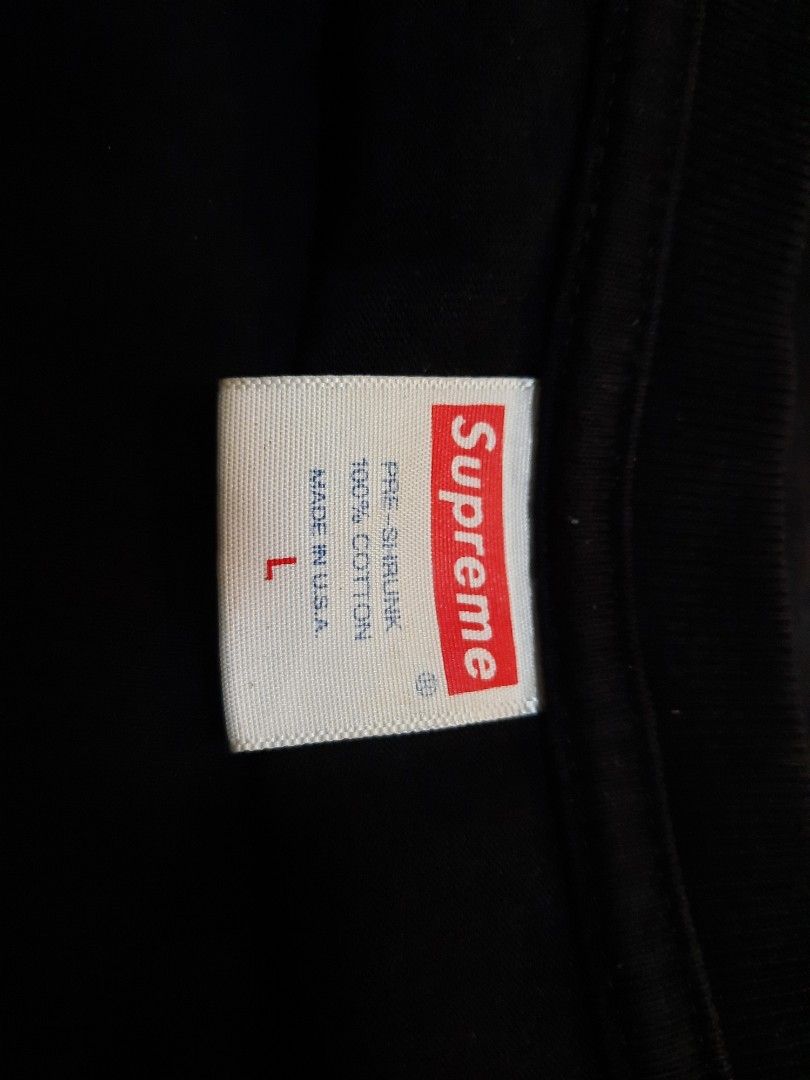 supreme marble tee (Category: Tshirts & Polo Shirts ) located in Tarlac. Submitted by thryftstash (Listing ID 1465381175, Image 3). Description: dimes: 29 - 22 L on tag issue: check last pic (crack back print) sf not included tarlac loc j&t and lbc courier.