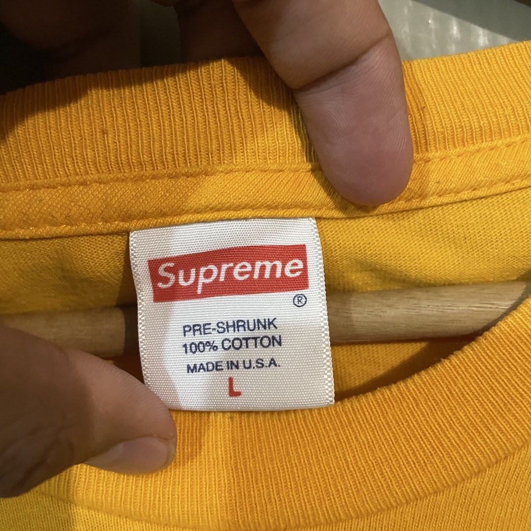 Supreme Pillows Tee FW19 (Category: Tshirts & Polo Shirts ) located in Makati City. Submitted by gustavoo28 (Listing ID 1465357376, Image 2). Description: Authentic/Legit No issues 10/10 Color rate Excellent condition 23W 29L in inches Check photos for reference.