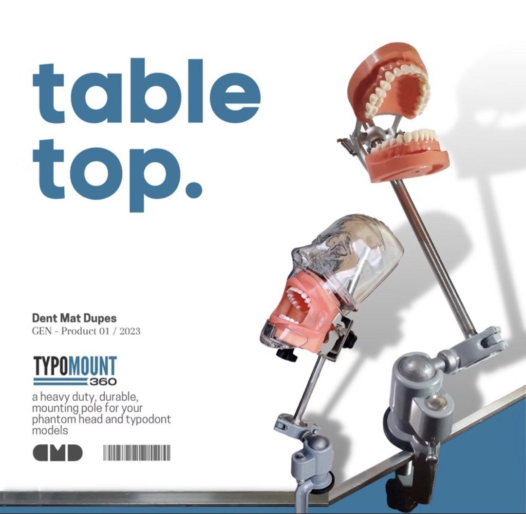 Tabletop Mount for Typodont (Category: Medical Supplies & Tools) located in Manila. Submitted by louisekarl (Listing ID 1465275520, Image 2). Description: Tabletop Mount for Typodont.