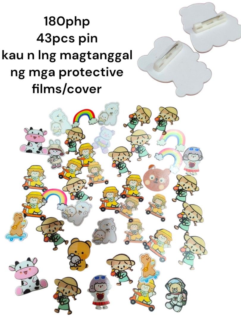 TAKE ALL 43PCS PINS (Category: Everything Else Others) located in Caloocan City. Submitted by the.happy.haul.shop (Listing ID 1465252456, Image 1). Description: .