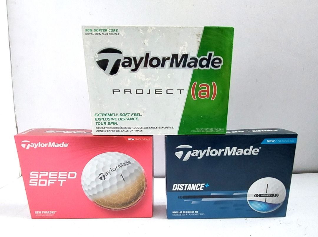 TaylorMade Golf Ball 12-Pack Assorted NewUSA (Category: Other Sports Equipment and Supplies) located in Mandaluyong City. Submitted by bentapinas (Listing ID 1465226788, Image 1). Description: Assorted Brand new TaylorMade 12-Pack White Golf Ball Sets (Project A, Distance, Speed Soft). Price differs for each set. Bought directly in the USA. Guaranteed original. Meet ups preferably in Mandaluyong (Boni Ave) or Makati (Rockwell Mall/Makati Ave). MR