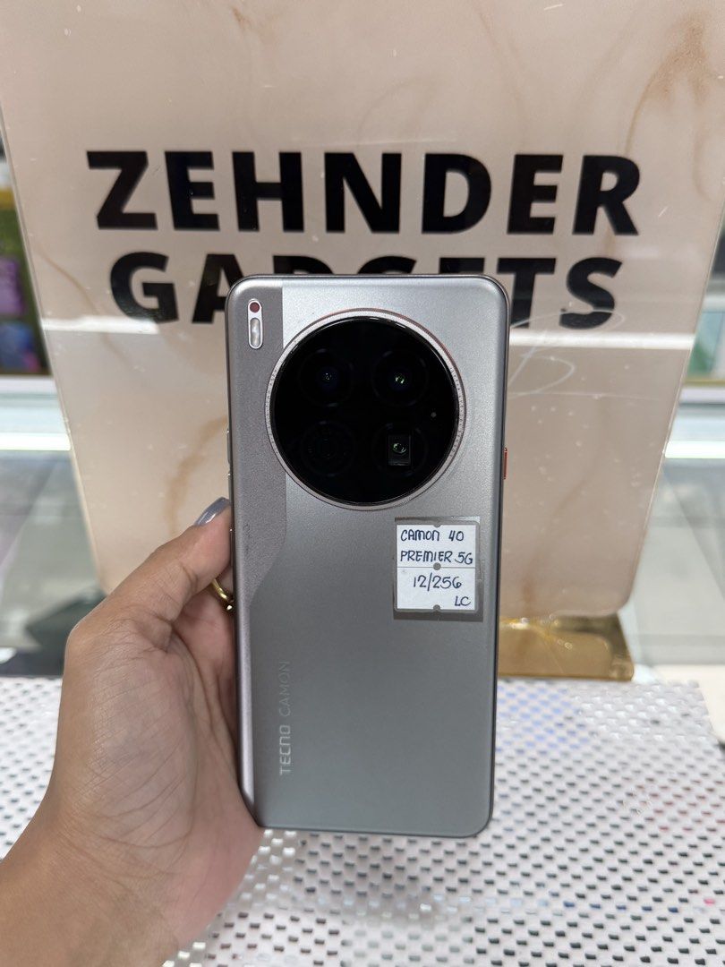 TECNO CAMON 40 PREMIER 5G 12/256GB OPENLINE (Category: Android Others) located in San Juan City. Submitted by desireebayal96 (Listing ID 1465241778, Image 1). Description: TECNO CAMON 40 PREMIER 5G * 12/256GB * DUAL SIM * 50MP * 5100mAh * 144Hz * 97% SMOOTH * NO ISSUE * NO HISTORY OF REPAIR * UNIT ONLY OPEN FOR COD SAME DAY DELIVERY PLUS SHIPPING FEE Store located📍2nd floor Vmall Greenhills Shopping Center Thank you for checking out Zehnder Gadg