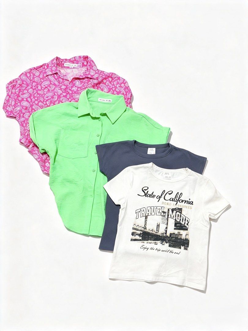 Terranova and Zara TOPS (Category: Babies & Kids Fashion) located in Olongapo. Submitted by aemax.cgtrading (Listing ID 1465185047, Image 1). Description: Terranova size 10/11 Zara 9/10 Worn once or twice lang Fixed price. Free voucher of ₱21 less on SF.
