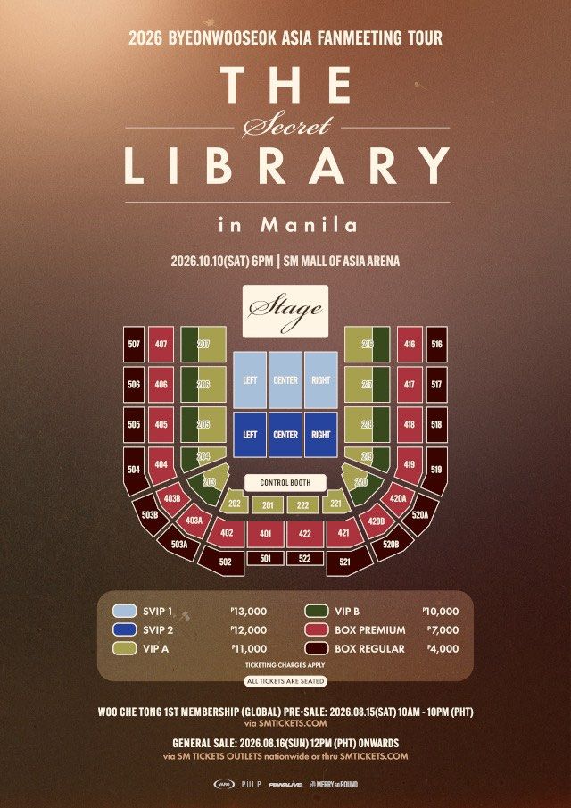 Byeon Wooseok The Library Fan Meet (Category: Events Tickets) located in Manila. Submitted by yourgirlbbb (Listing ID 1465235523, Image 1). Description: .