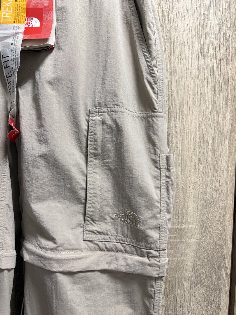 The North Face Convertible Hiking Pants (Category: Trousers) located in Cavite. Submitted by PRIVATE.Selection (Listing ID 1465342306, Image 3). Description: The North Face Convertible Hiking Pants -feature a lightweight, water repellent fabric with multiple utility pockets and a relaxed free fit design. Waist: 30-32 Length: 41 inch Leg opening: 9.5 Brand new with hangtags .