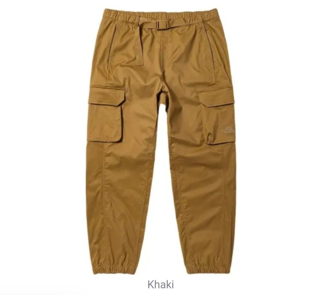 The North Face Men's Pull-On Cargo Jogger (Category: Trousers) located in Quezon City. Submitted by eivan____orong (Listing ID 1465382782, Image 2). Description: - Brand: The North Face - The North Face Men's Pull-On Cargo Jogger - (Freesize Waist x 39 Length x 12.5 Thigh x 7-9 Leg Opening x 27 Inseam x 11.5 Rise) - Color: Khaki - Style: Cargo pants / Streetwear - Features built-in adjustable waist belt - Designed with elastic ankle cuffs - Equip