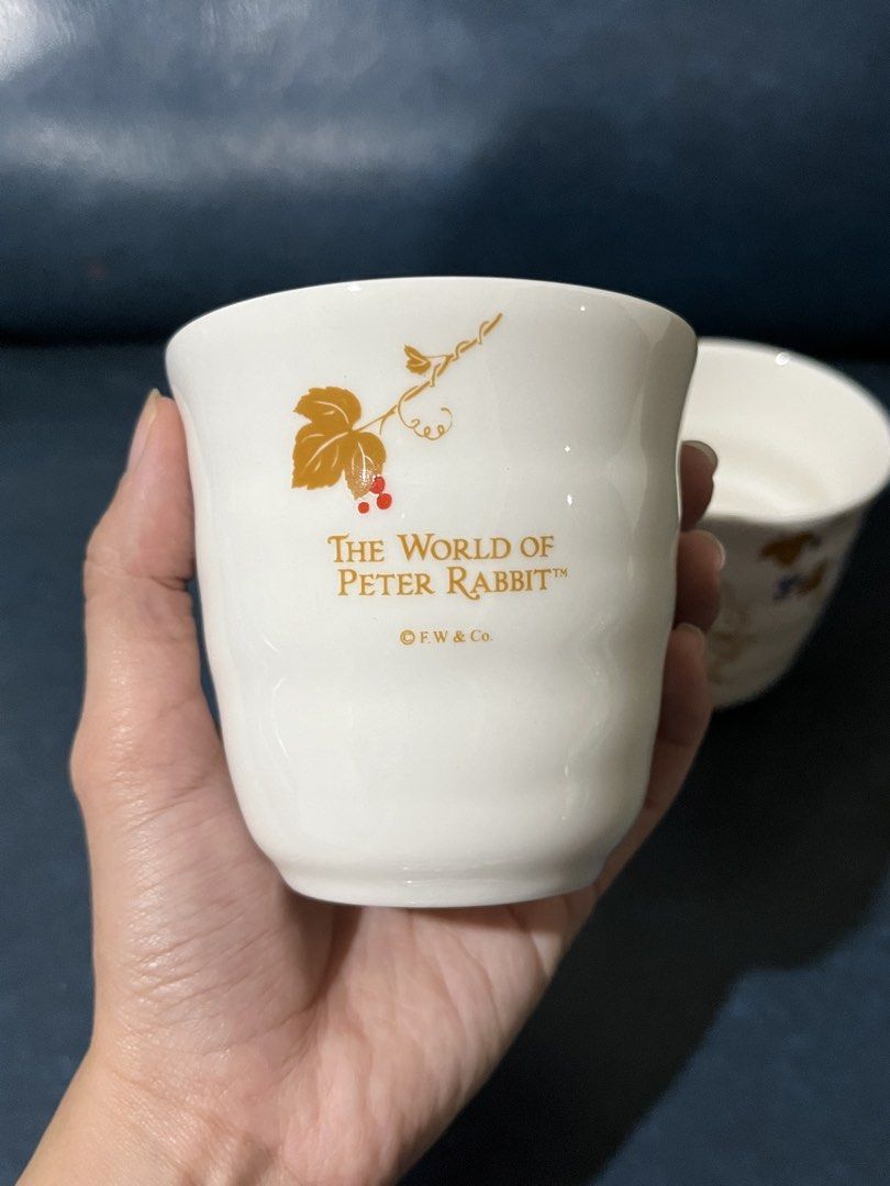 The World of Peter Rabbit Teacup set (Category: Character Goods) located in Lucena. Submitted by aisanolshop (Listing ID 1465219048, Image 2). Description: No box.