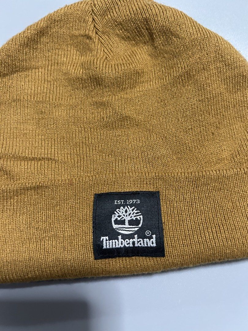 Timberland beanie (authentic) (Category: Beanies) located in Trece Martires City. Submitted by flip_flips (Listing ID 1465339075, Image 2). Description: Timberland beanie (authentic) -One size fits all -Excellent condition -9.5/10 color rate -issue: none.