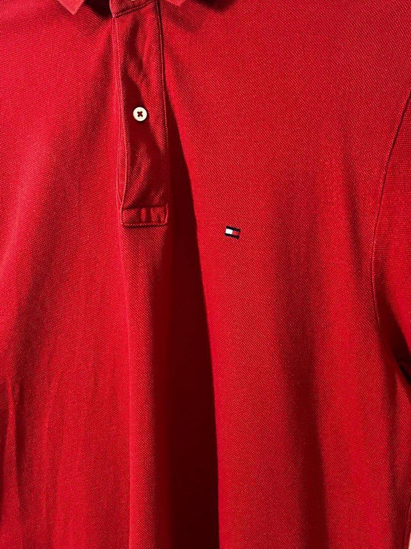Tommy Hilfiger Red Polo Shirt (Category: Tshirts & Polo Shirts ) located in Quezon City. Submitted by phillystuff (Listing ID 1465293765, Image 2). Description: Tommy Hilfiger Polo Shirt Red Very nice color and fabric Fits Medium 19 x 30.5 Excellent Condition PHP 650 Fairview QC location or shipping at buyer’s expense.