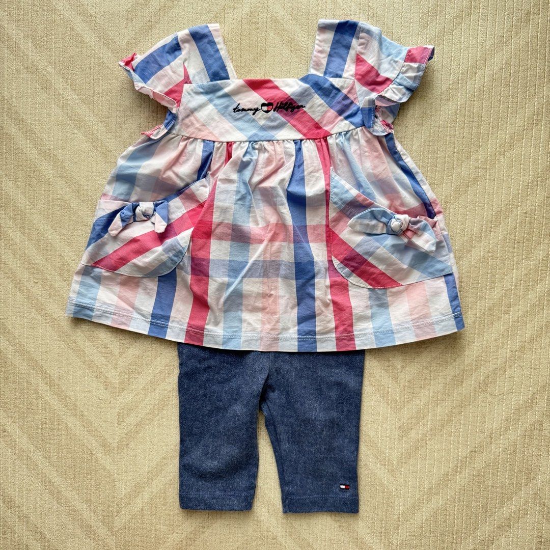 Tommy Hilfiger Set (Category: Babies & Kids Fashion) located in Pasay City. Submitted by littlebebekidsstuff (Listing ID 1465190955, Image 1). Description: Size: 12m on tag.