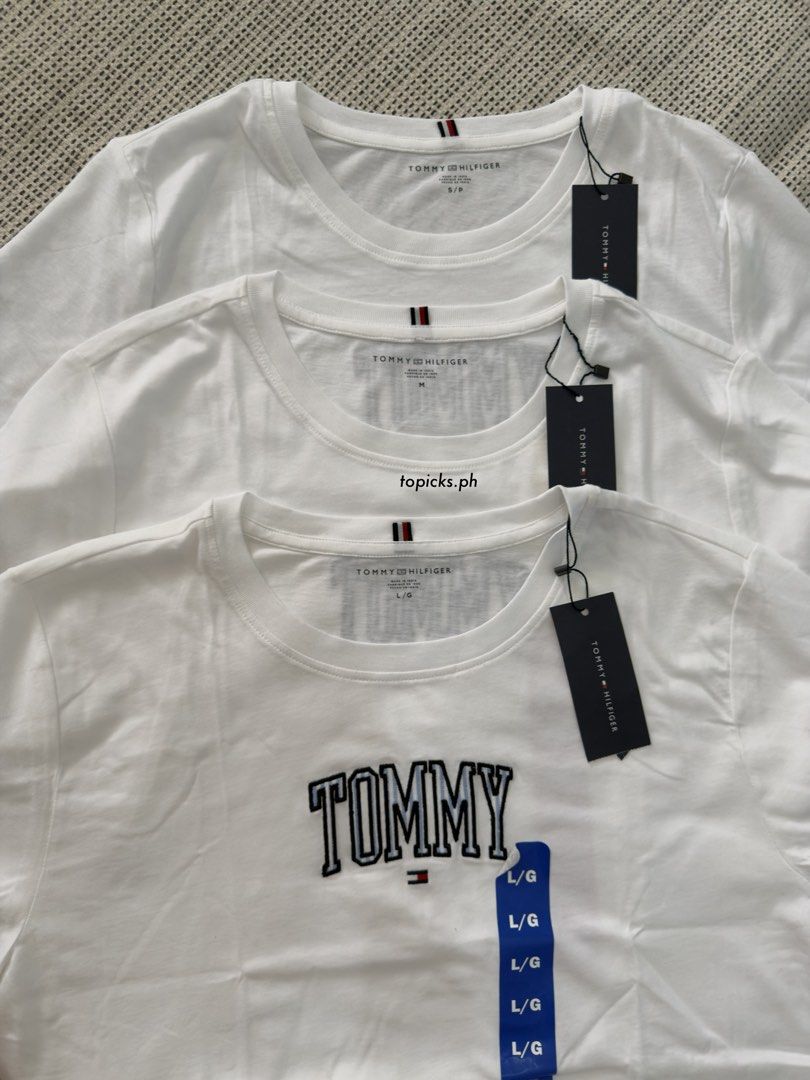 TOMMY HILFIGER tshirt (Category: Shirts) located in Malolos. Submitted by topicksph (Listing ID 1465357497, Image 2). Description: TOMMY HILFIGER tshirt BNWT size S M L ~ soft and breathable cotton ~ embroidered logo Guaranteed authentic.