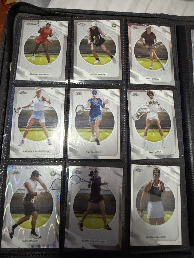 Topps chrome 2026 Tennis Assorted Cards (Category: Card Packs) located in Manila. Submitted by oggoodsph (Listing ID 1465260835, Image 2). Description: Selling LATEST Topps Chrome 2026 Tennis assorted cards Selling as lot only! Total of 36cards! 2,500 firm! I got all my desired cards, these are extras! Baka lang may gusto pang dagdag collection niyo. QC metro.